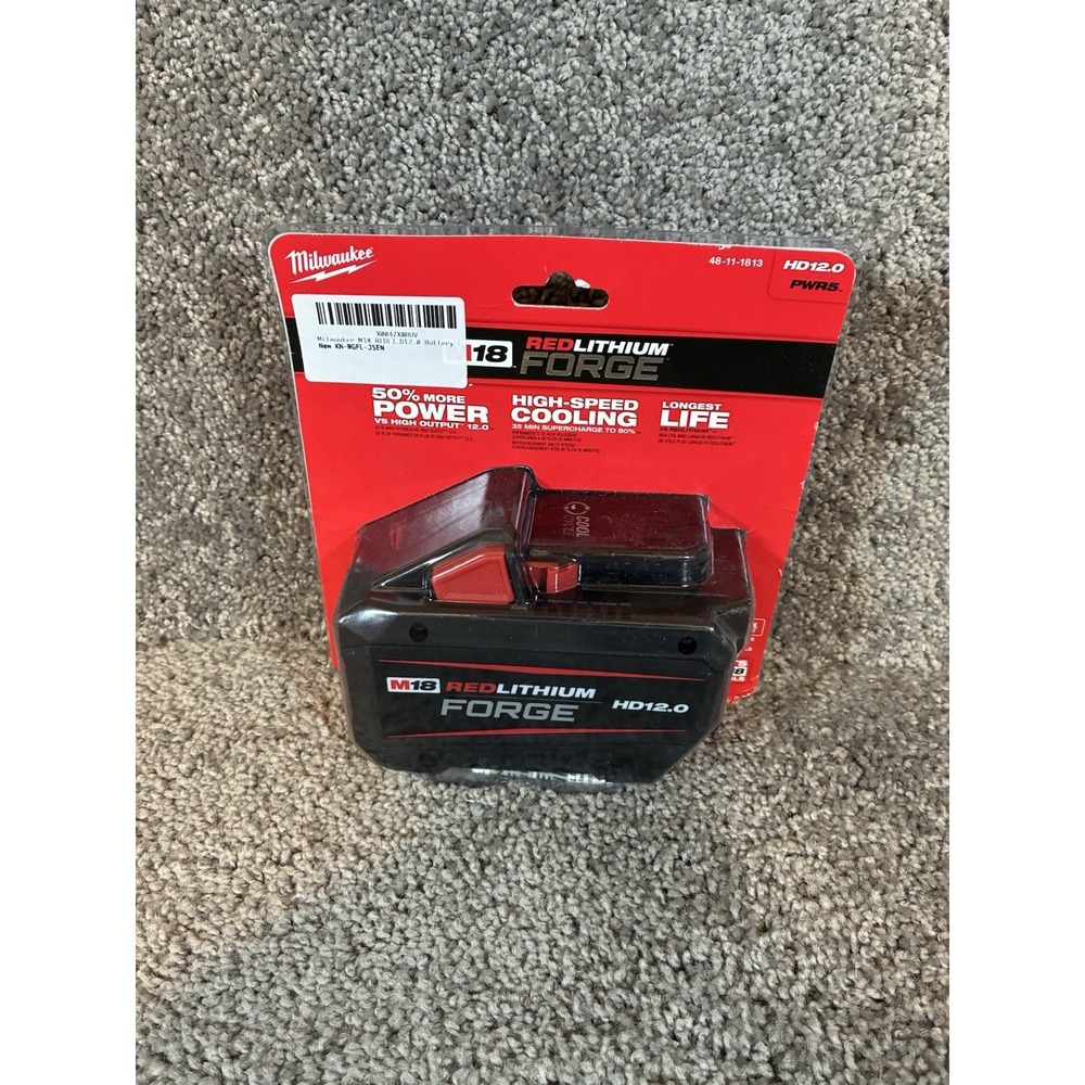 Milwaukee M18 High Output 18V Lithium Ion 12.0Ah Battery (48-11-1812)